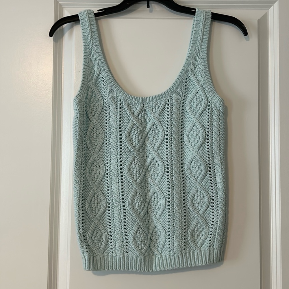 The Limited Cable Knit Sweater Tank